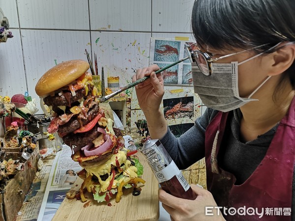 ▲▼食物模型逼真到讓人咬下去。（圖／記者黃彥傑攝）