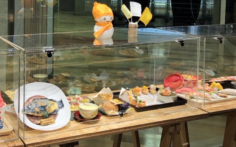 ▲▼日本爺爺和紙食物模型（圖／翻攝自推特＠meganenooo，下同）