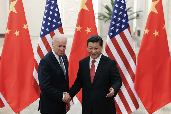 ▲▼時任美國副總統拜登2013年12月與中國國家主席習近平會面。（圖／達志影像／美聯社）