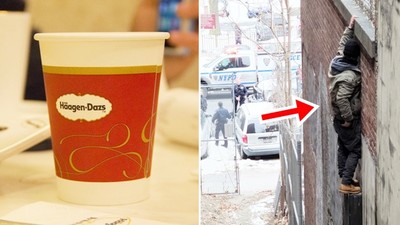 想吃哈根達斯買不起！30歲男「為了偷10盒冰淇淋卡在圍牆」糗被警察救下