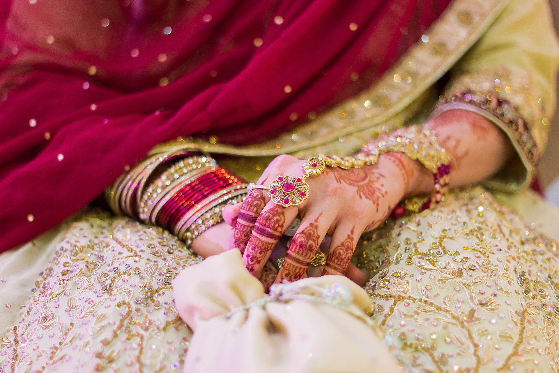 ▲▼ 婚禮,印度,新娘,結婚。（圖／取自免費圖庫pixabay）