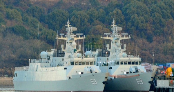 ▲▼619號南陽艦和618號商丘艦正式入列中國海軍，這兩艘艦艇是解放軍建造056A型護衛艦中的最後一批。（圖／翻攝自大陸網站）