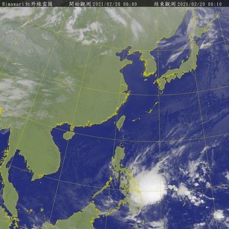 ▲▼衛星雲圖。（圖／翻攝中央氣象局）