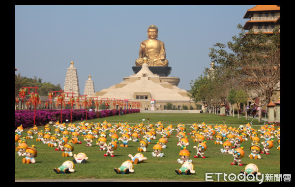 ▲佛光山佛陀紀念館的大佛，是世界最高的銅構坐佛。（圖／佛光山提供）