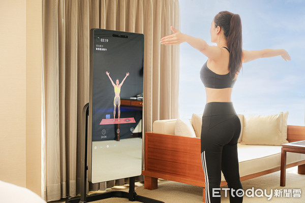 ▲晶華酒店攜手喬山健身科技推出「魔鏡健身之旅」。（圖／晶華酒店提供）