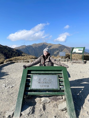 ▲▼邱偲琹南投挑戰南峰跟石門山。（圖／周子娛樂提供）