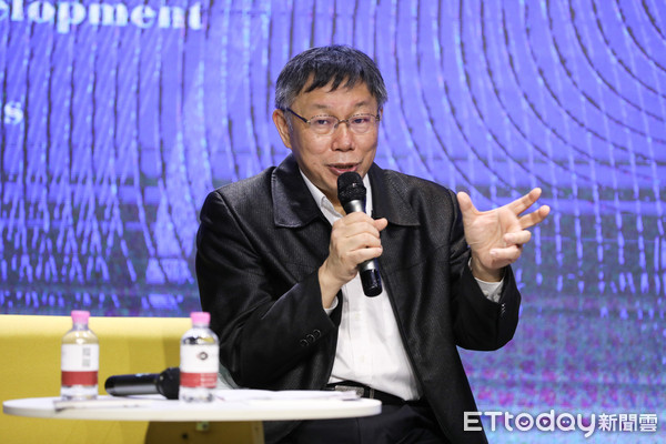 ▲台北市長柯文哲出席「願景台灣2030」論壇。（圖／記者林敬旻攝）
