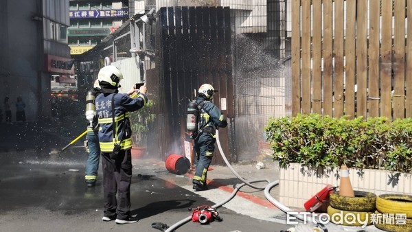 ▲大安區火警。（圖／記者黃彥傑攝）