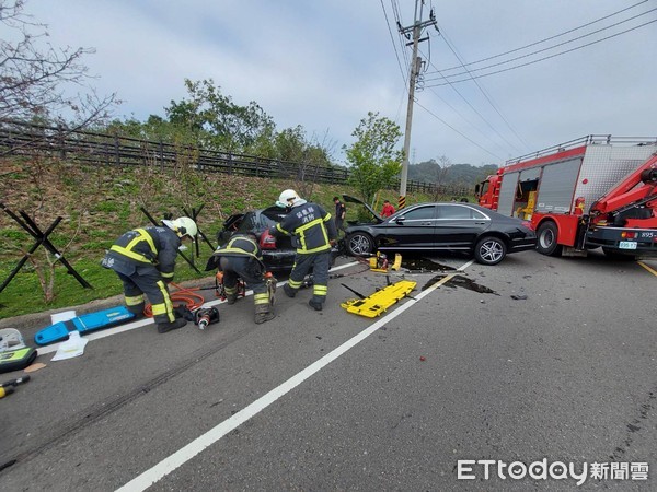 ▲▼苗栗三灣車禍。（圖／記者黃孟珍翻攝）