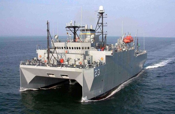 ▲美國海軍「無暇號」海洋研究船。（圖／翻攝環球網）