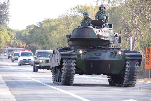 金防部接裝M41D戰車　強化防衛作戰能量