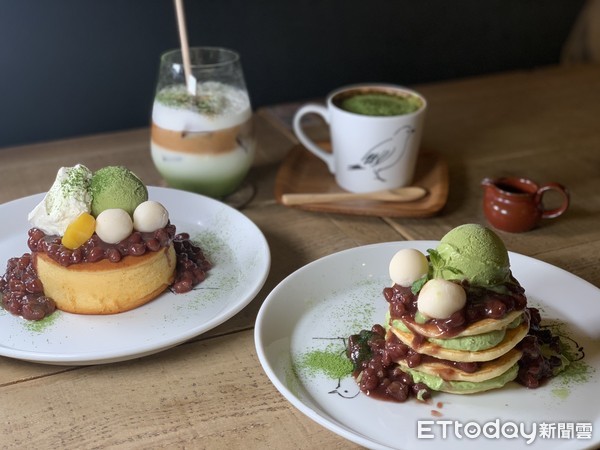 ▲▼杏桃鬆餅屋抹茶季。（圖／記者蕭筠攝）