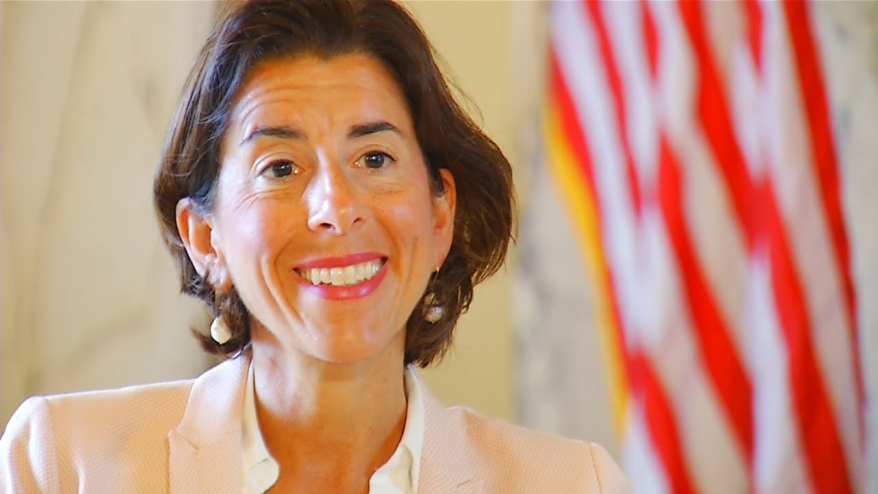 ▲▼羅德島州州長雷蒙多（Gina Raimondo）出任拜登政府商務部長。。（圖／翻攝自推特「@people4kam」）