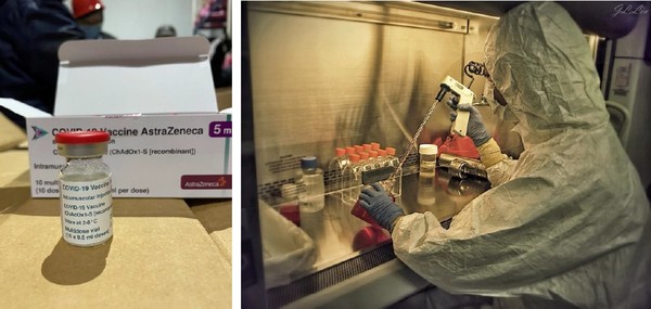 ▲▼輸入COVID19疫苗檢驗封緘流程說明-6、疫苗送回食藥署國家實驗室進行多項檢驗。（圖／食藥署提供）