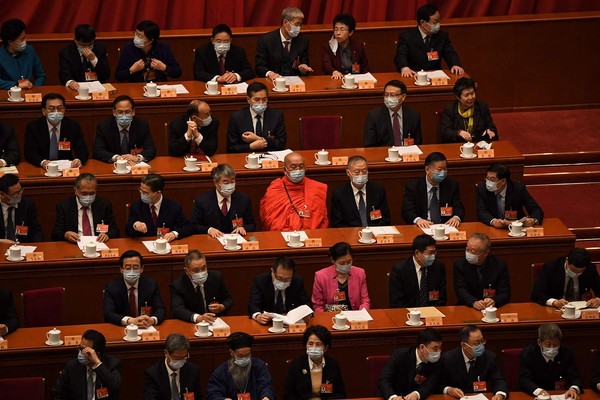 ▲大陸全國政協第十三屆第四次會議開幕式於北京人民大會堂舉行。（圖／CFP）