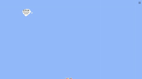 ▲▼紐西蘭克馬得群島（Kermadec Islands）。（圖／翻攝Google Maps）