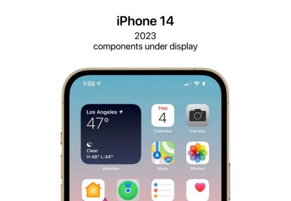 ▲外媒也提出iPhone 14的概念圖。（圖／取自Apple Hub推特）