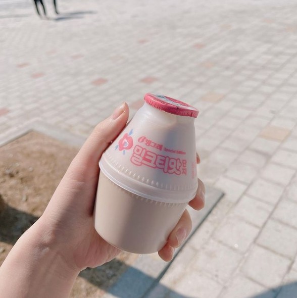 ▲韓國奶茶味牛奶。（圖／翻攝自IG@binggraekorea）