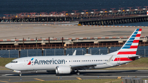 ▲▼ 美國航空公司,American Airlines,美航,波音737 MAX機型客機（Boeing 737 MAX）。（圖／路透）