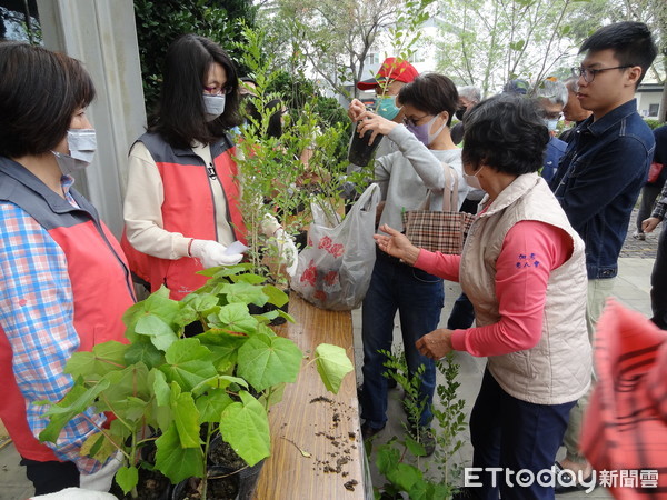 ▲為慶祝植樹節，南投林管處推發票換花苗活動。（圖／林務局南投林管處提供）