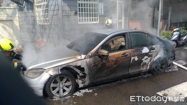 ▲▼台中大里火燒車。（圖／記者鄧木卿翻攝）