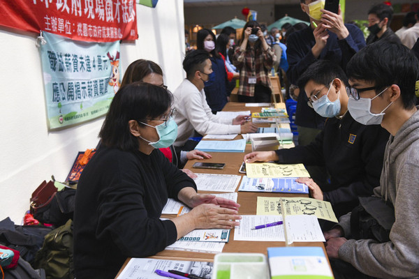 ▲桃園大型現場徵才活動媒合率達75%。（圖／勞動局提供）