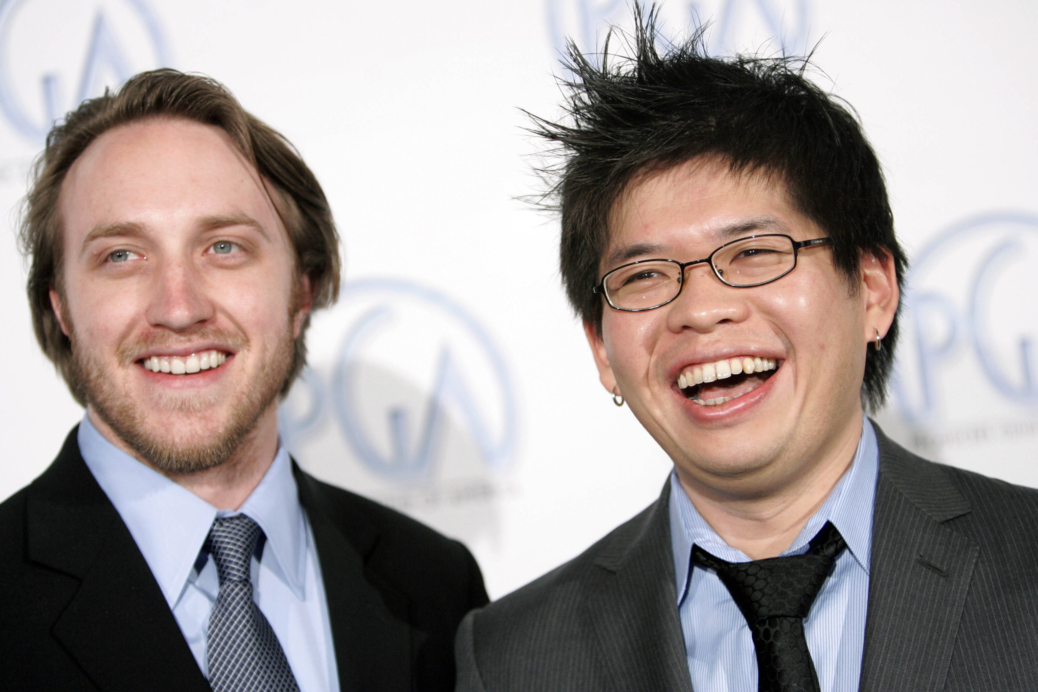 ▲YouTube創辦人賀利（Chad Hurley，左）和台裔美籍企業家陳士駿（Steve Chen，右）。（圖／達志影像／美聯社）