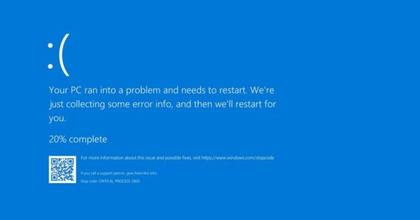 ▲Windows 2021年3月10日釋出的更新似乎有嚴重問題，當用戶打下列印鍵時，可能會出現「藍白當機」PC崩潰。（圖／翻攝自windowslatest.com）