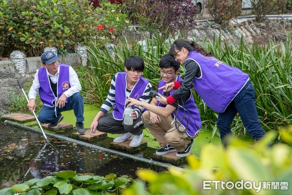 ▲崑大環工系解旱有高招，校園設置「中水淨化暨再利用系統」，度過水情危機。（圖／記者林悅翻攝，下同）