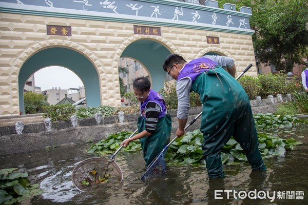 ▲崑大環工系解旱有高招，校園設置「中水淨化暨再利用系統」，度過水情危機。（圖／記者林悅翻攝，下同）