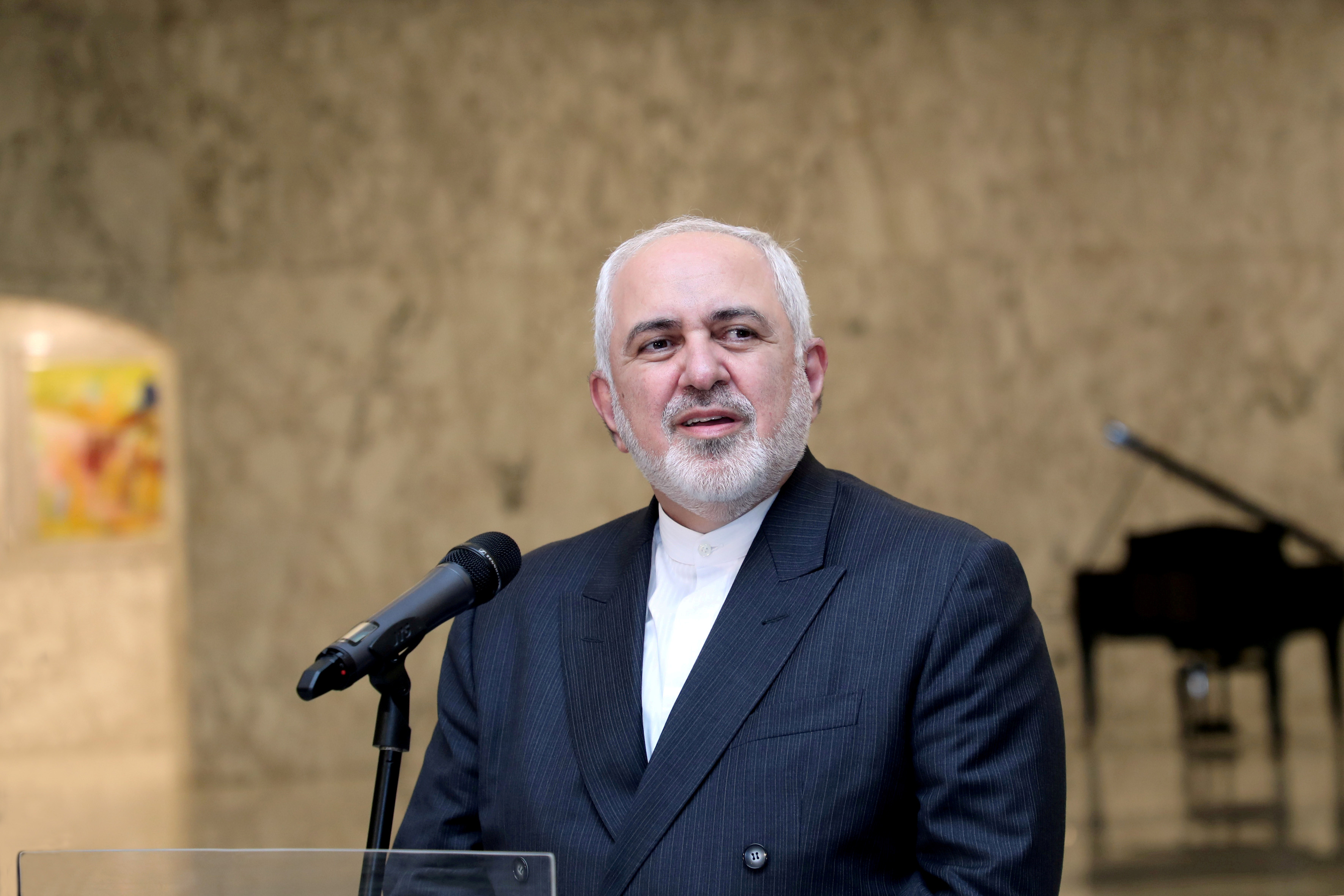 ▲▼伊朗外交部長札瑞夫（Mohammad Javad Zarif） 。（圖／路透）