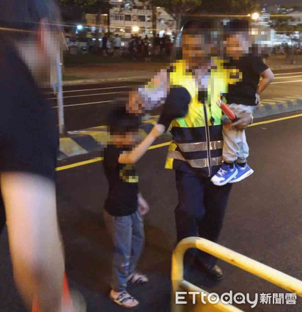 ▲輕生身亡的台南市交警大隊黃姓員警雖無子女，但他很喜歡孩子。（圖／記者林悅翻攝）