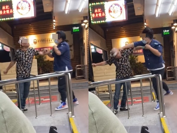 ▲▼桃園光頭王「痛毆」超商店員！他一拳猛灌臉超療癒：別碰我！（圖／翻攝爆料公社）