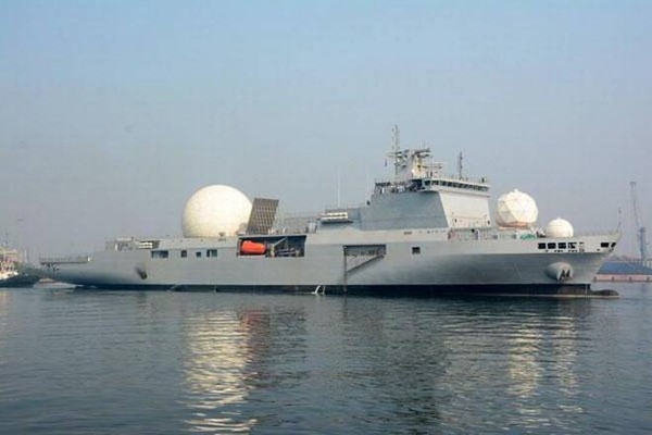 ▲▼INS Dhruv,印度海軍,印太地區,情報船。（圖／翻攝自twitter／@NavyLookout）