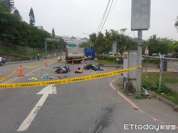 ▲新店死亡車禍。（圖／記者陳立昇攝）