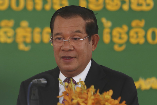 ▲▼柬埔寨總理洪森（Hun Sen）。（圖／達志影像／美聯社）