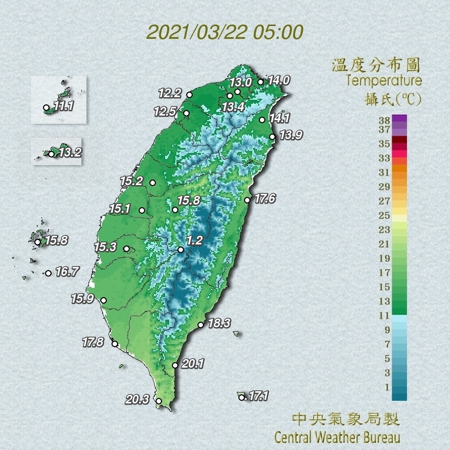 天氣圖。（圖／氣象局）