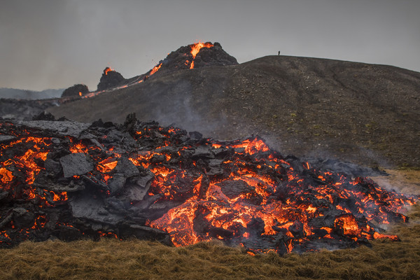 ▲▼ 冰島法格拉達爾火山（Fagradalsfjall）19日噴發。（圖／達志影像／美聯社）