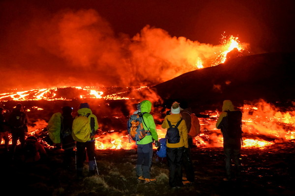 ▲▼冰島火山爆發。（圖／路透）
