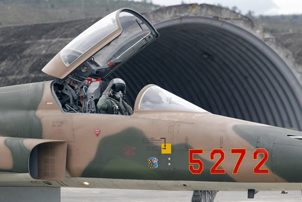 ▲▼F-5E戰機,F-5E。（圖／美聯社）