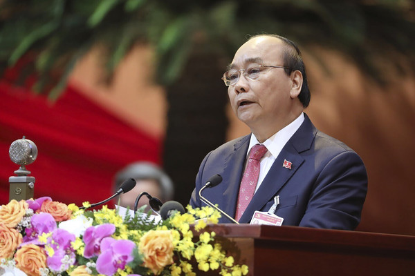 ▲▼越南現任總理阮春福將在國會中提名國家主席候選人。（圖／達志影像／美聯社）