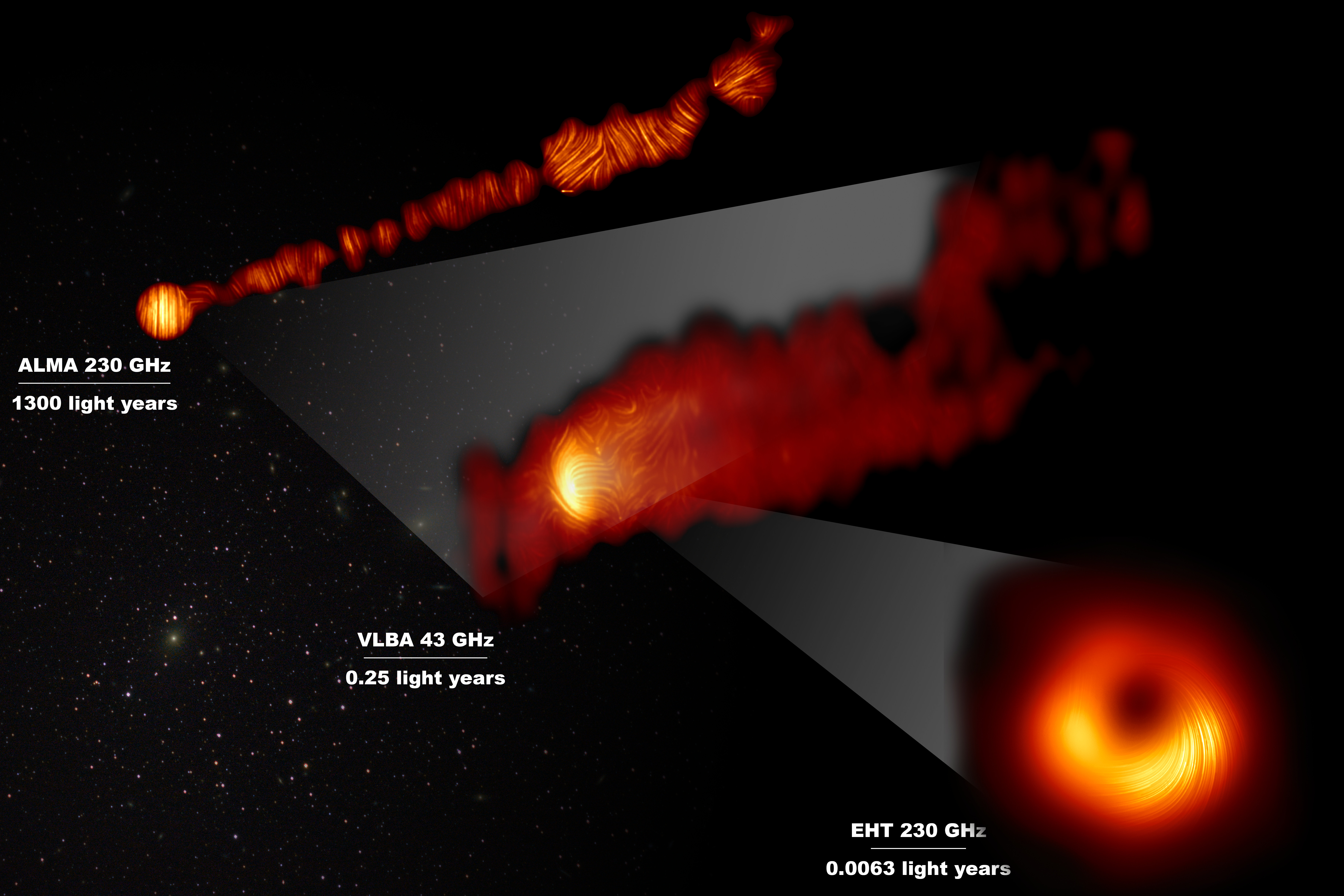 ▲▼   黑洞又有新照片！中研院公布最新「偏振光影像」　直擊黑洞磁場      。（圖／事件視界望遠鏡提供）