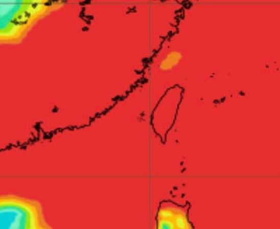 ▲▼根據預報顯示，清明連假天氣將是又熱又乾。（圖／翻攝自Facebook／賈新興）