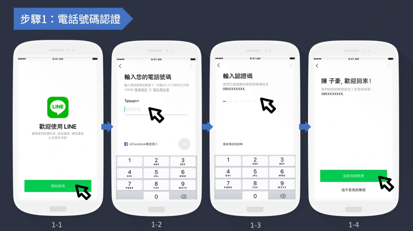 ▲▼LINE移轉帳號步驟。（圖／取自LINE官方）