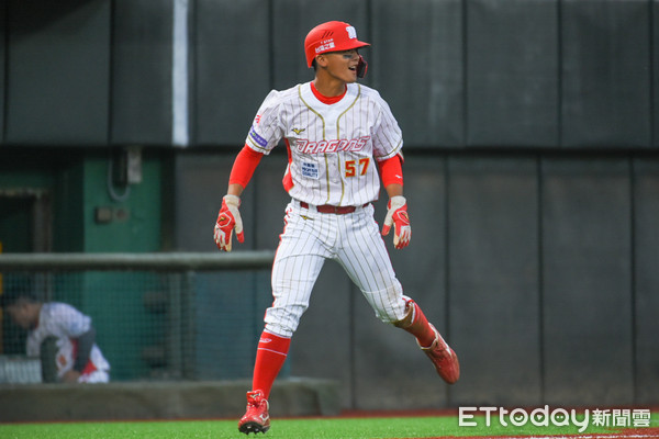 ▲味全龍朱祥麟。（圖／記者林敬旻攝）