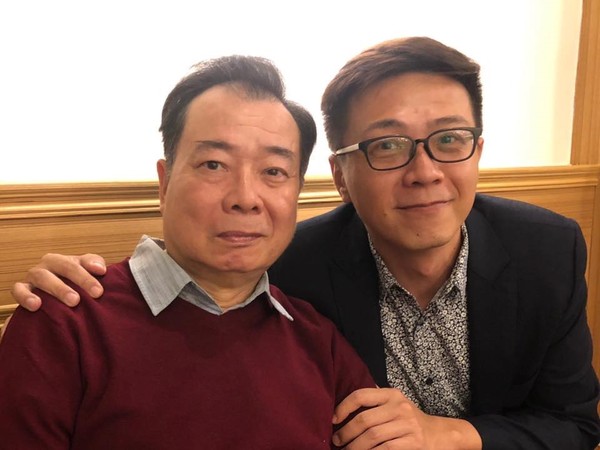 ▲錦德曝光爸爸廖峻身體現況。（圖／翻攝自臉書／廖峻/ 錦德）