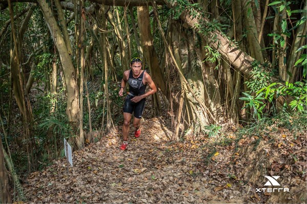 ▲2021 XTERRA TAIWAN男子組亞軍江晏慶。（圖／XTERRA提供）