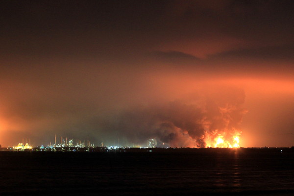▲▼印尼國家石油公司,Pertamina,火災。（圖／路透社）