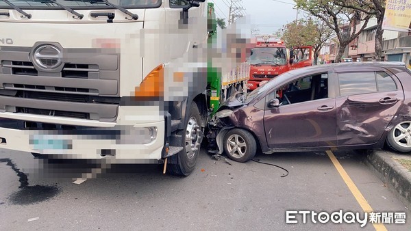 ▲彰化斗中路車禍。（圖／民眾提供）