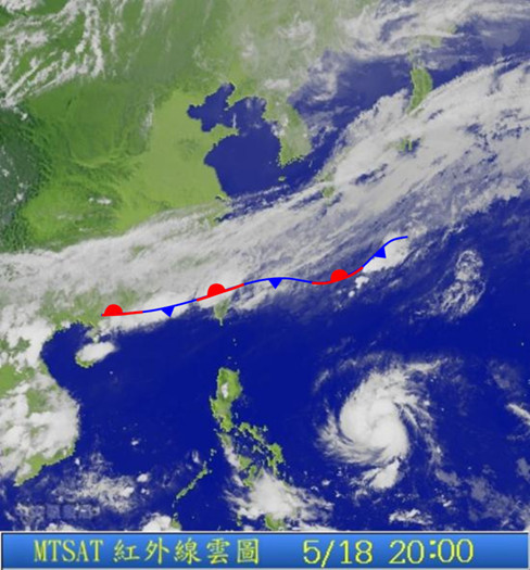 梅雨。（圖／氣象局）